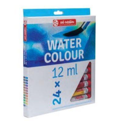 9022024M pintura para manualidades Pintura de acuarela 12 ml 24 pieza(s)