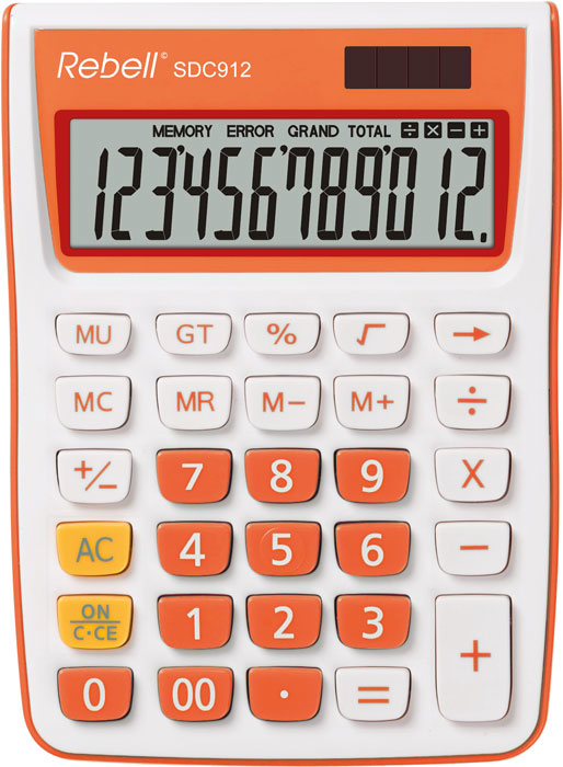 SDC912 calculadora Escritorio Calculadora básica Naranja