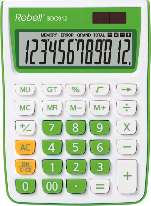 SDC912 calculadora Escritorio Calculadora básica Verde