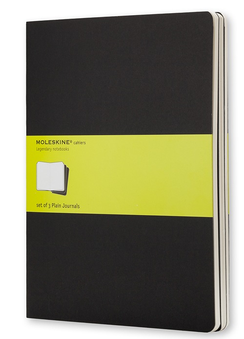 Cahier cuaderno y block 120 hojas Negro
