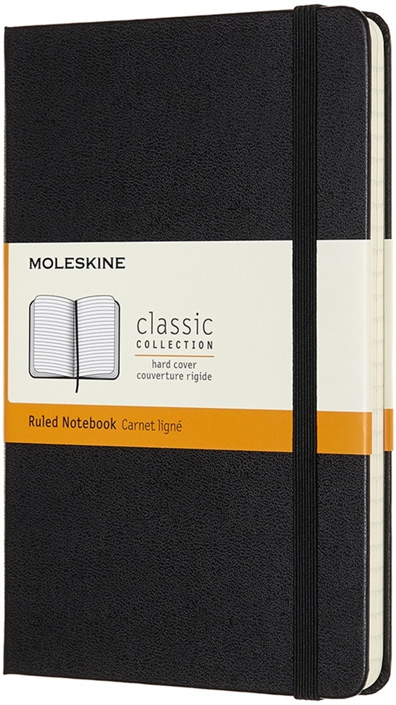 Classic cuaderno y block 208 hojas Negro