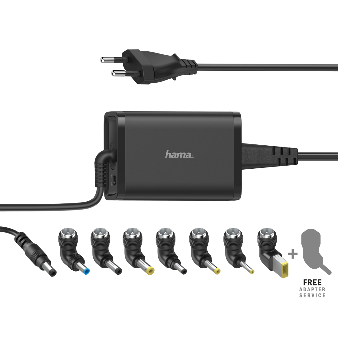 Cargador universal portátil 8 adapt. de 15-19V/45W