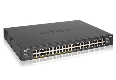 GS348PP No administrado Gigabit Ethernet (10/100/1000) Energía sobre Ethernet (PoE) Negro