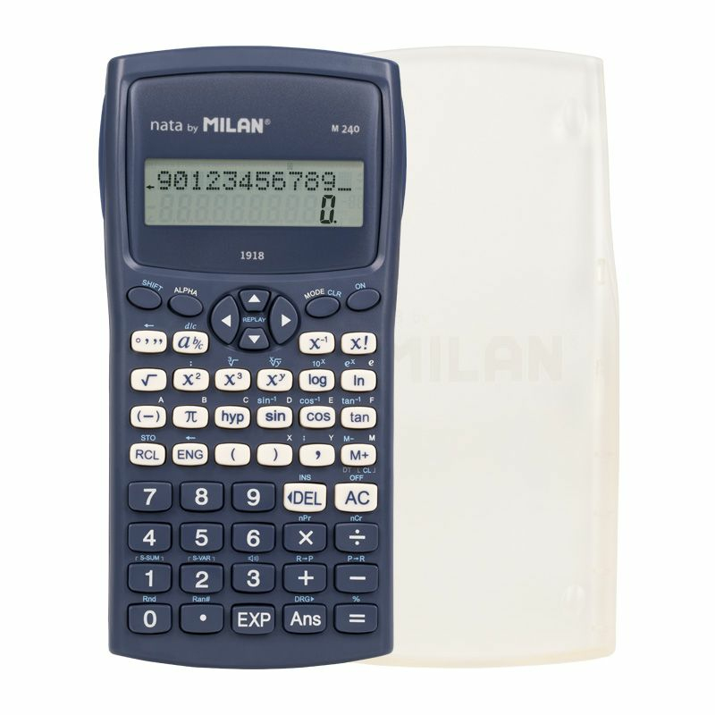 Blíster calculadora científica M240 rosa, Edición +