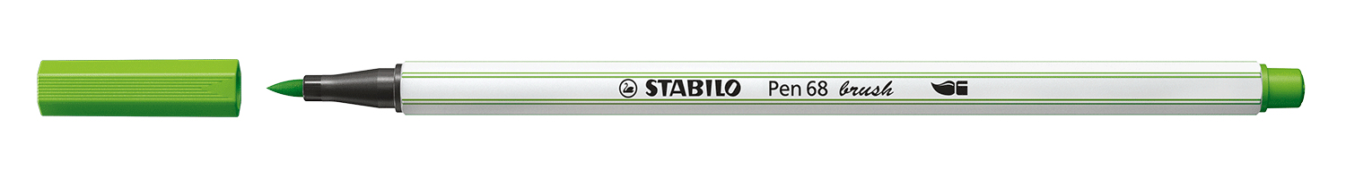 Pen 68 brush rotulador Medio Verde claro 10 pieza(s) 568/43