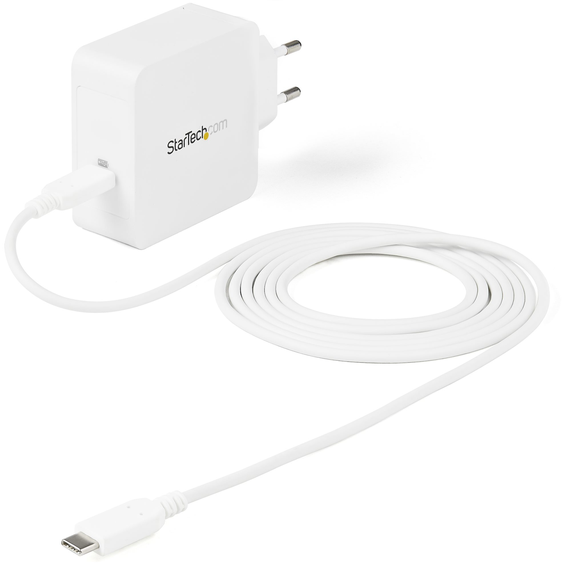 Cargador USB C de Pared - Cargador USB Tipo C de 60W para Ordenador Portátil - con Cable de 2m - Adaptador Universal de Alimentación Compacto USB C - Dell/Lenovo X1/HP/MacBook