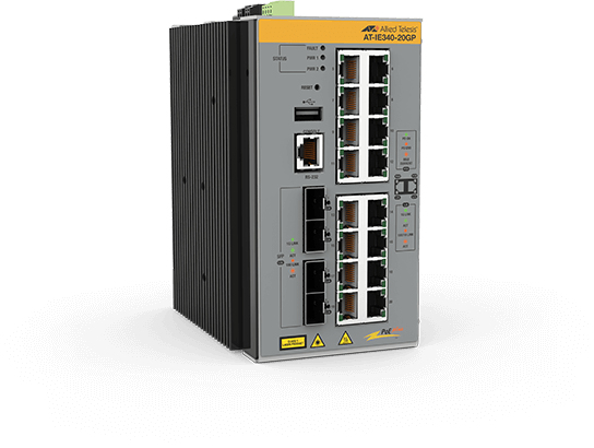 AT-IE340-20GP-80 Gestionado L3 Gigabit Ethernet (10/100/1000) Energía sobre Ethernet (PoE) Gris