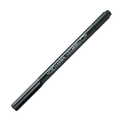 Aqua Brush Duo rotulador Fino/Extragrueso Gris 1 pieza(s)