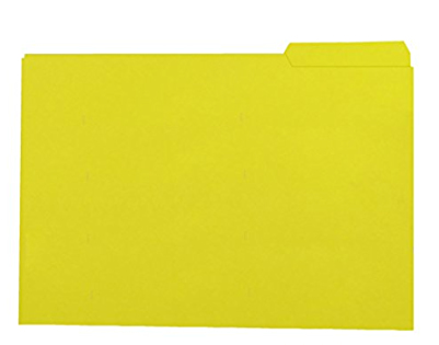 400040699 carpeta Cartón Amarillo A4