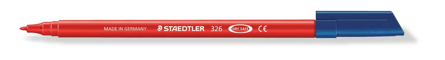 326-2 rotulador Rojo - Pack de 10 Unidades