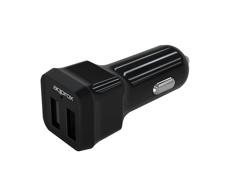 APPUSBCAR24B cargador de dispositivo móvil Negro Auto