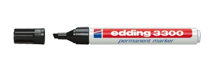 3300 marcador permanente Negro 1 pieza(s) 4-3300001