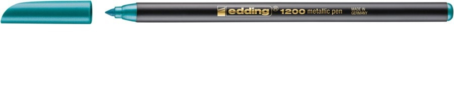 1200 rotulador Fino Metallic green