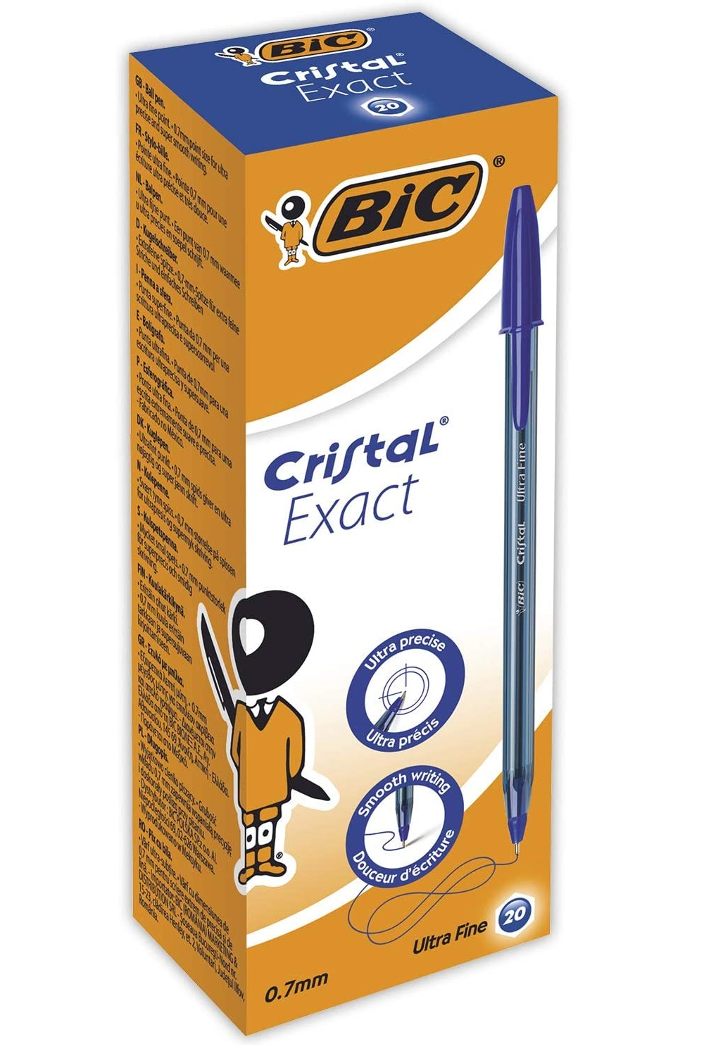 Cristal Exact Azul Bolígrafo Ultrafino 1 pieza(s) 992605