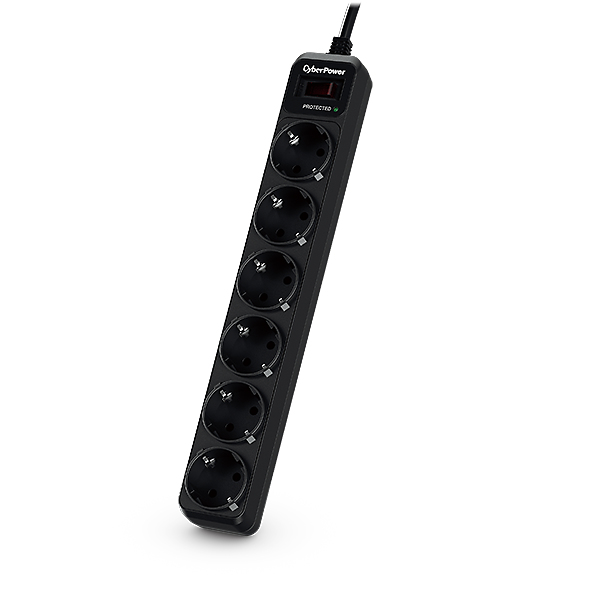B0620SC0-DE limitador de tensión Negro 6 salidas AC 200 - 250 V 1,8 m