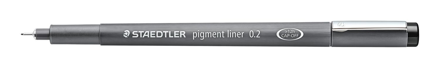 Pigment Liner 308 rotulador de punta fina Fino Negro 10 pieza(s) 308 02-9