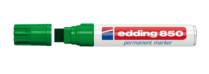 850 marcador permanente Grueso Verde 5 pieza(s)