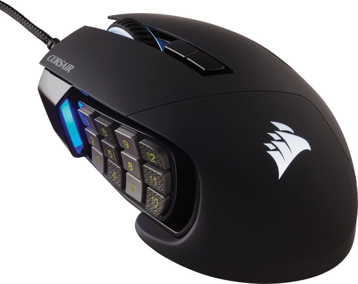 Scimitar RGB Elite ratón Juego Mano derecha USB tipo A Óptico 18000 DPI