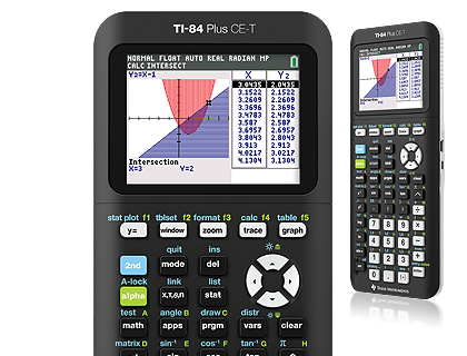 TI-84 Plus CE-T calculadora Escritorio Calculadora gráfica Negro