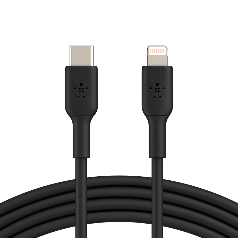 CAA003BT1MBK cable de conector Lightning 1 m Negro