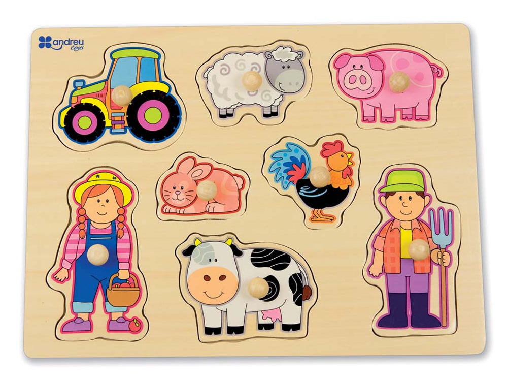 16457 puzzle Puzle de figuras 8 pieza(s) Animales