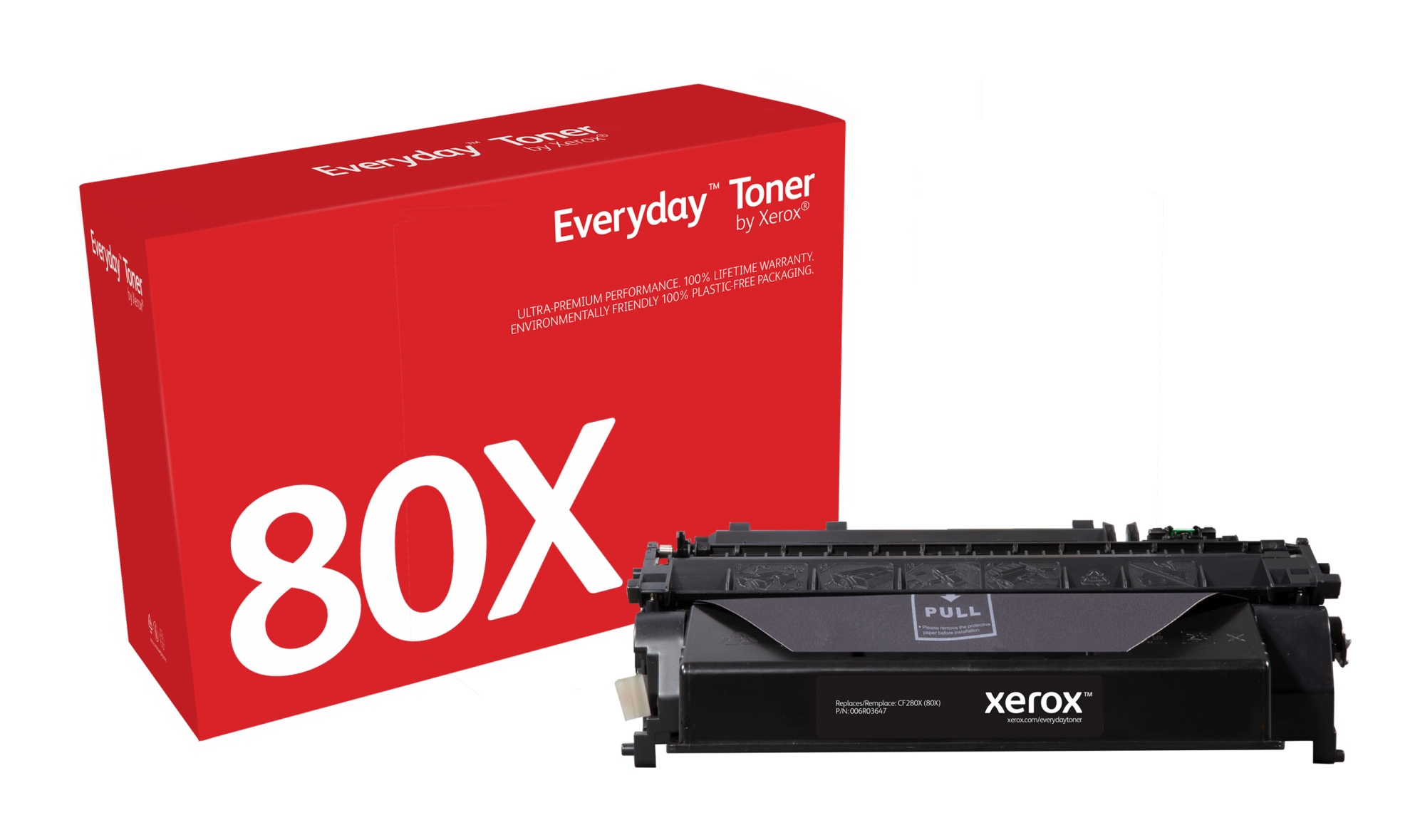 Everyday Toner Everyday Negro di Xerox compatibile con HP 80X (CF280X), Capacidad alta
