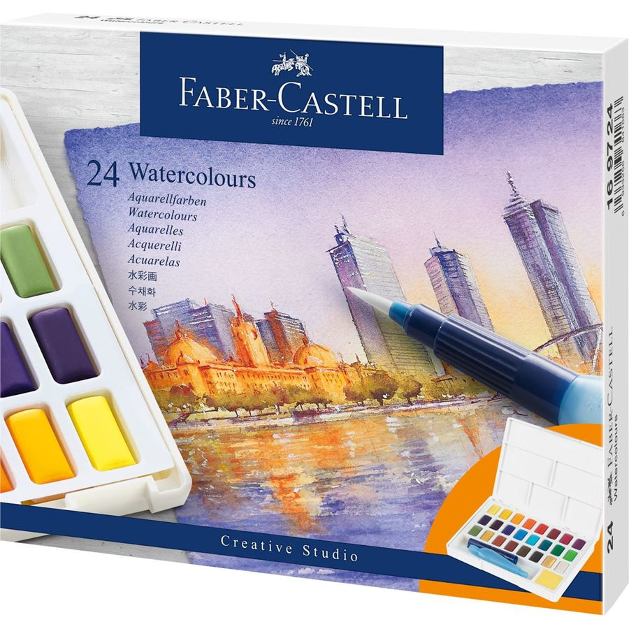 169724 pintura a base de agua Multi Paleta 24 pieza(s)