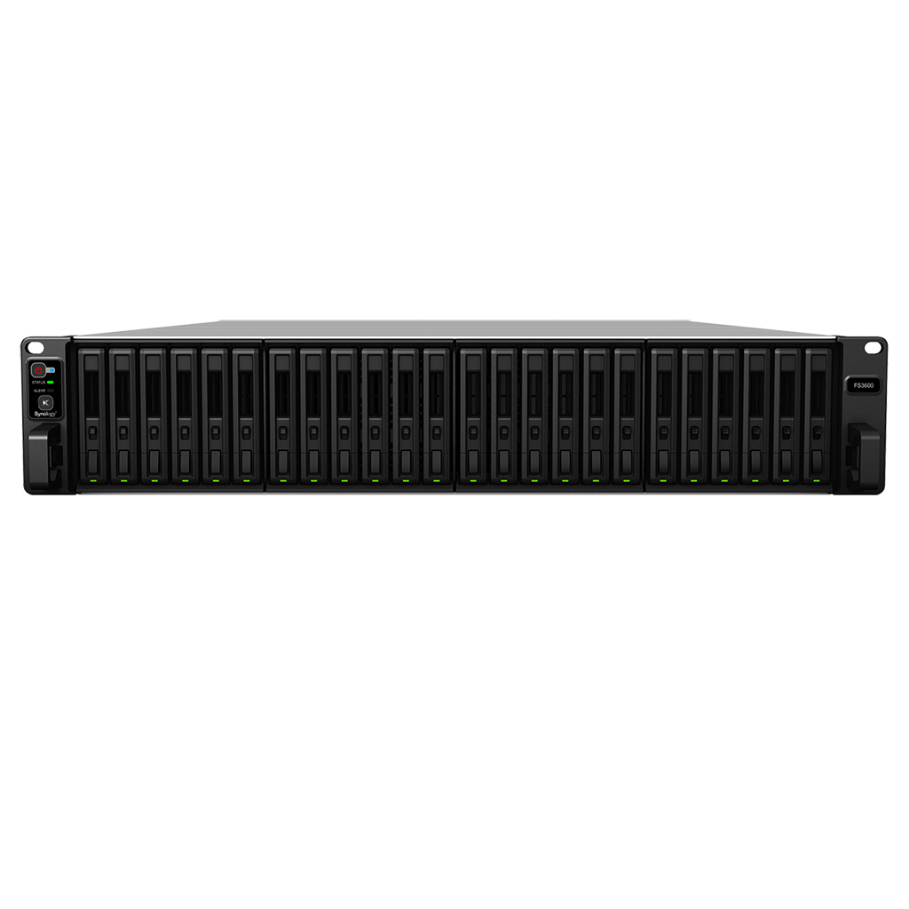 FlashStation FS3600 servidor de almacenamiento NAS Bastidor (2U) Intel® Xeon® D D-1567 16 GB DDR4 Negro