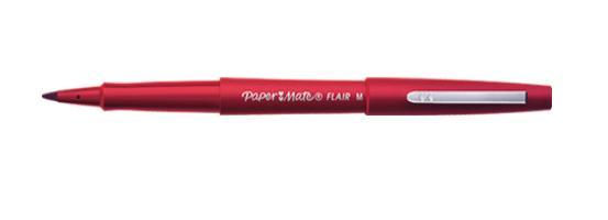 Flair rotulador de punta fina Medio Rojo 12 pieza(s)