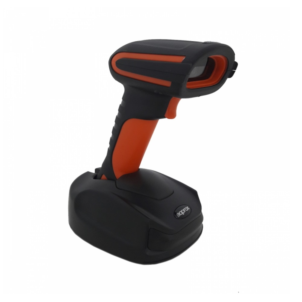APPLS17I2D lector de código de barras Lector de códigos de barras portátil 1D/2D CMOS Gris, Naranja