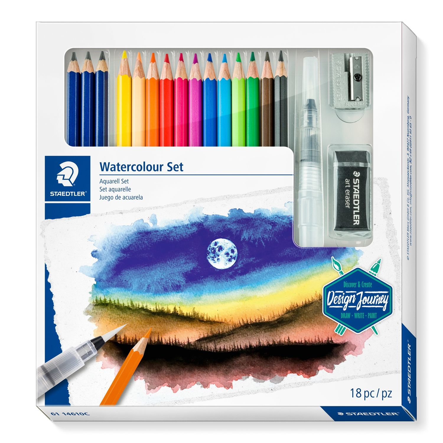 146 10C Negro, Azul, Burdeos, Marrón, Verde, Azul claro, Verde claro, Mauve, Naranja, Melocotón, Rojo, Amarillo 15 pieza(s)