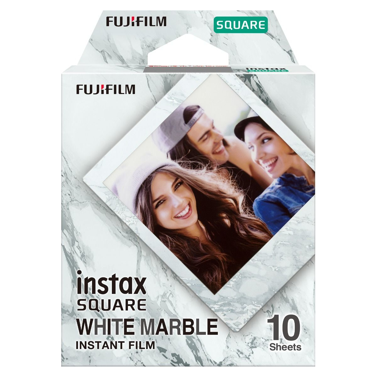 SQUARE 'White Marble' película instantáneas 10 pieza(s) 76,2 x 50,8 mm
