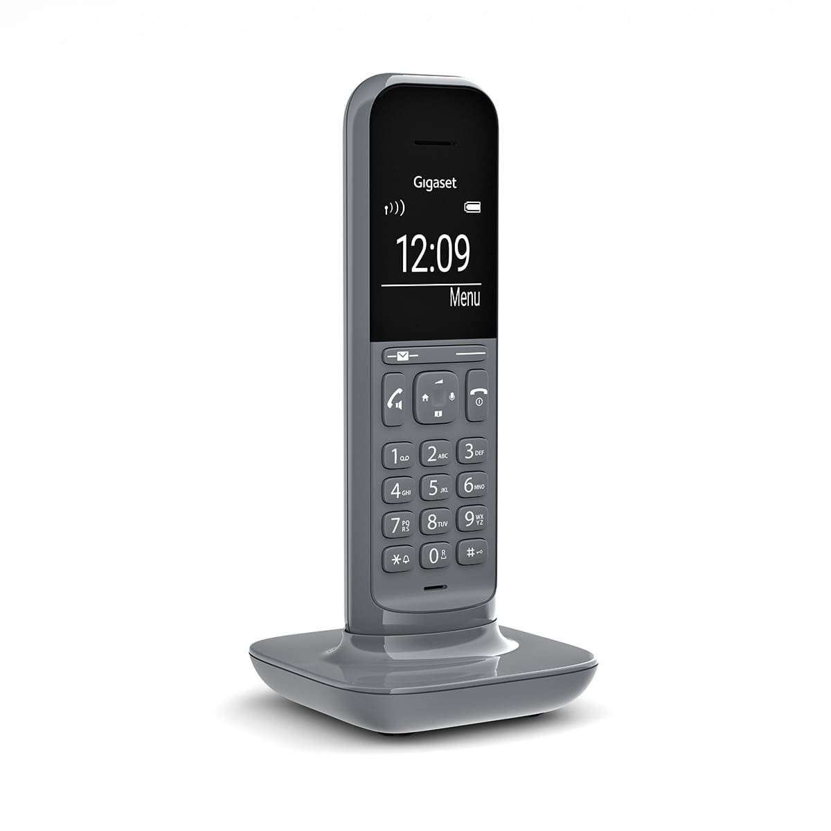 CL390 Teléfono DECT/analógico Identificador de llamadas Gris