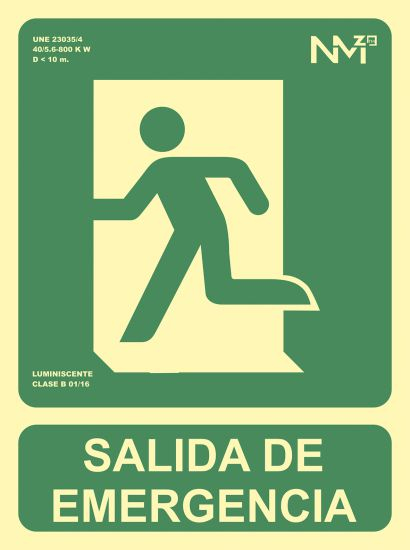 6170-02H VE señal de seguridad 125 pieza(s) Placa de señal de seguridad