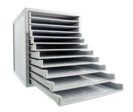 8211B GS archivador organizador Gris