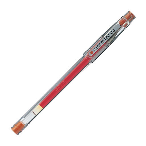 BL-GC4 Bolígrafo de gel de punta retráctil Rojo 1 pieza(s)