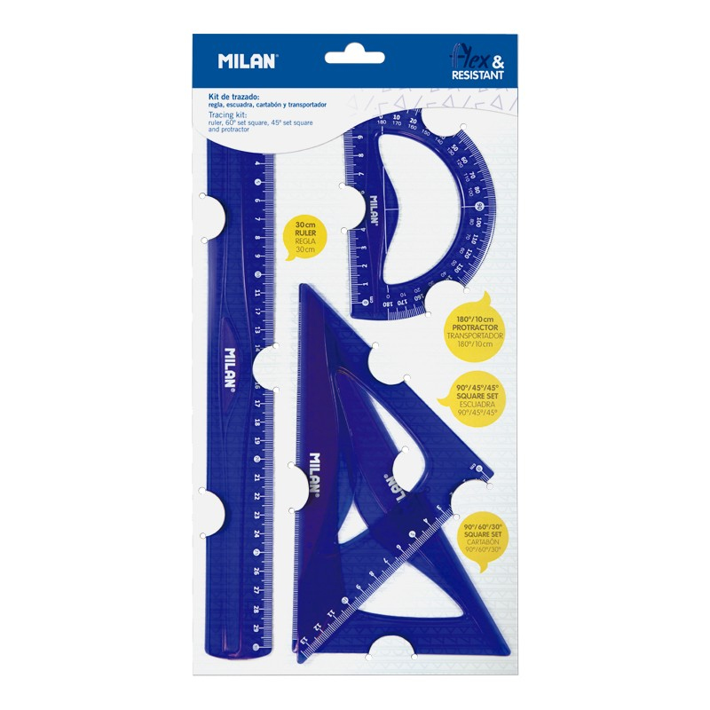 Flex & Resistant Acid juego de reglas 4 pieza(s)