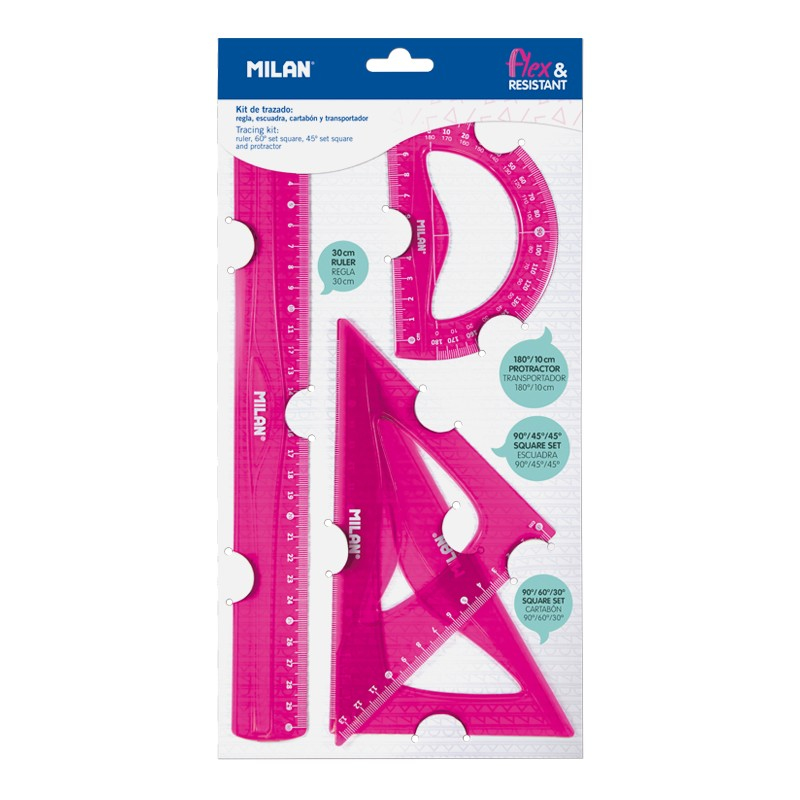 Flex & Resistant Acid juego de reglas 4 pieza(s)