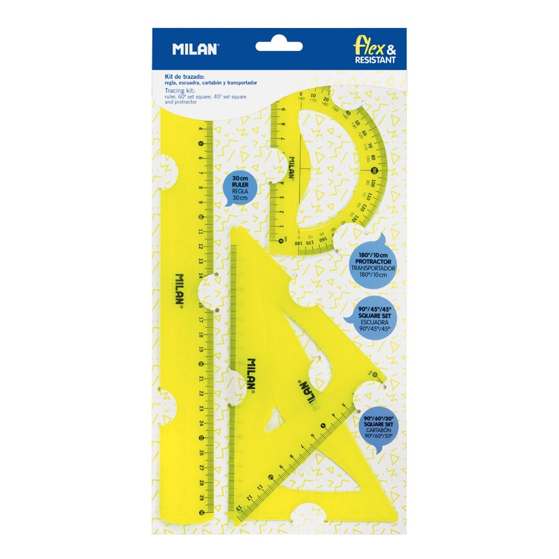 Flex & Resistant Acid juego de reglas 4 pieza(s)