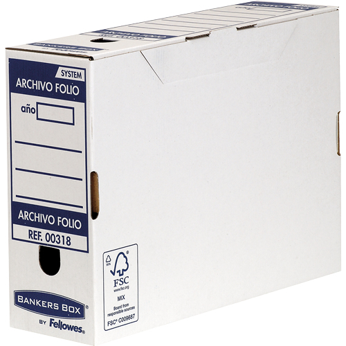 0031802 archivador organizador Azul, Blanco