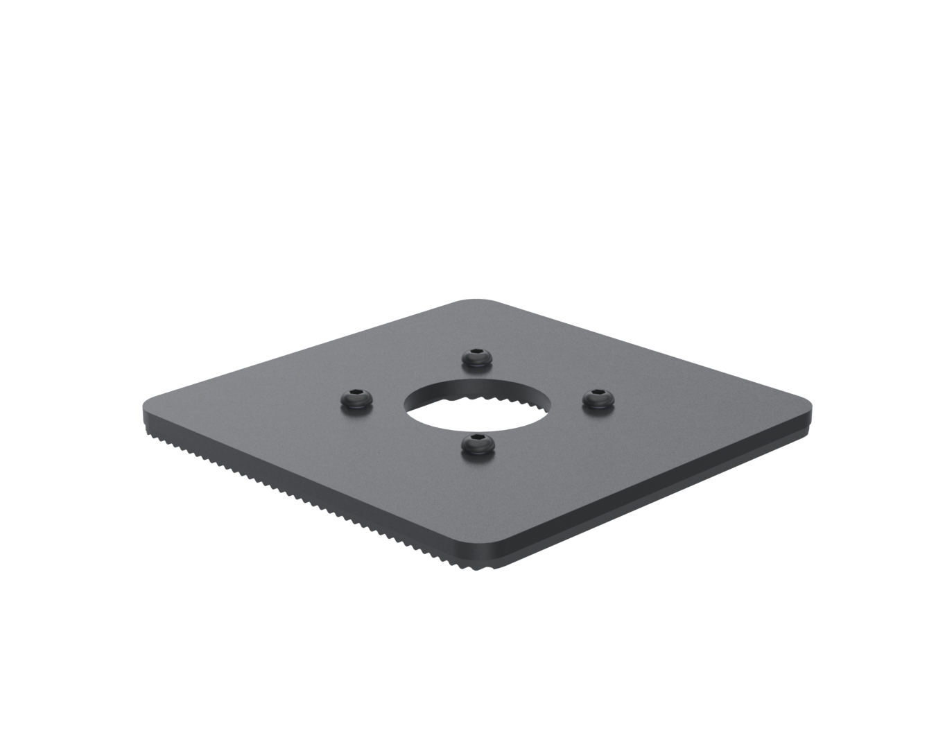 SpacePole POS SPM144-02 accesorio para terminal de punto de venta Base POS Negro Metal