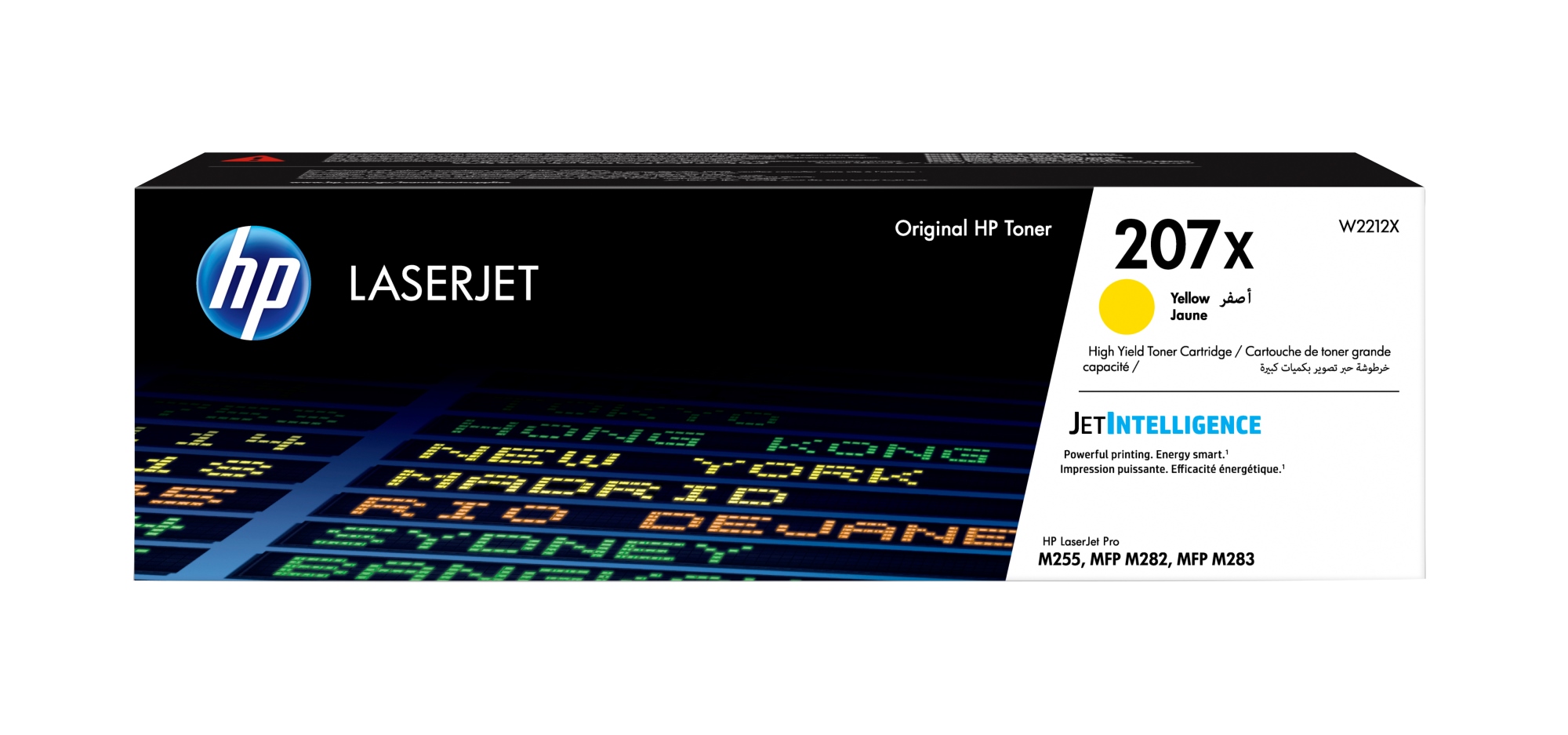 Cartucho de tóner Original 207X LaserJet amarillo de alta capacidad