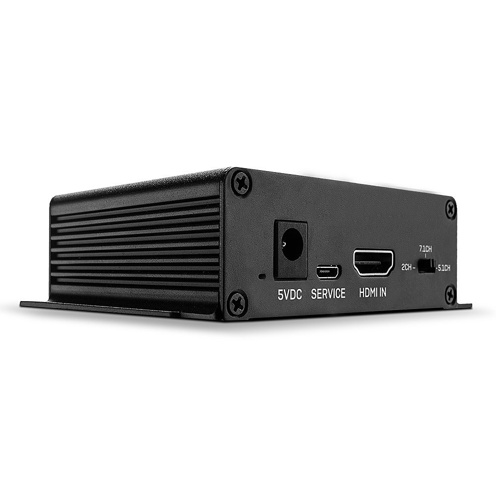 38361 convertidor de audio Negro