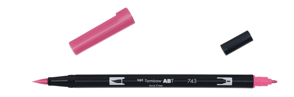 ABT-743 rotulador Fino/Extragrueso Rosa 6 pieza(s) ABT-743