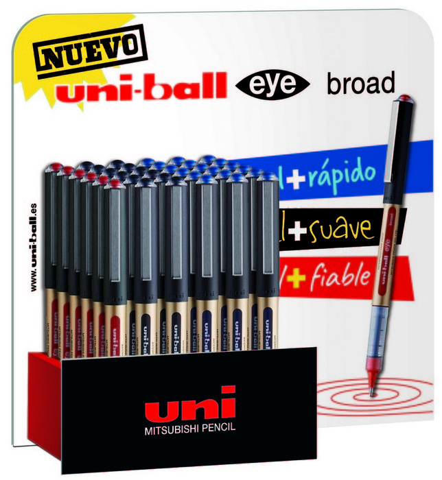 Eye UB-150-10/3D EXPOSITOR Bolígrafo retráctil con clip 36 pieza(s)