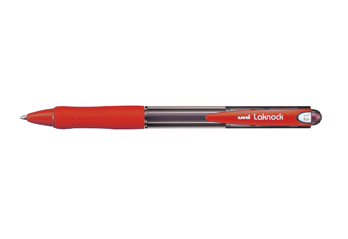 Lacknock Laknock Rojo Bolígrafo de punta retráctil con pulsador 1 pieza(s)