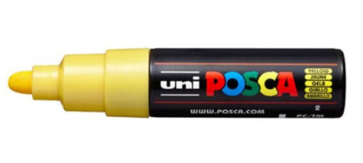 POSCA PC-7M Amarillo