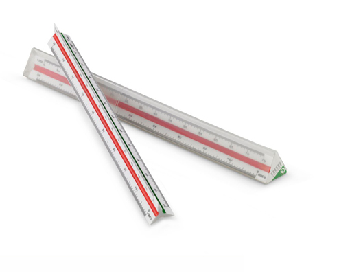 275E Regla Escala de Reducción Multicolor 1 pieza(s)
