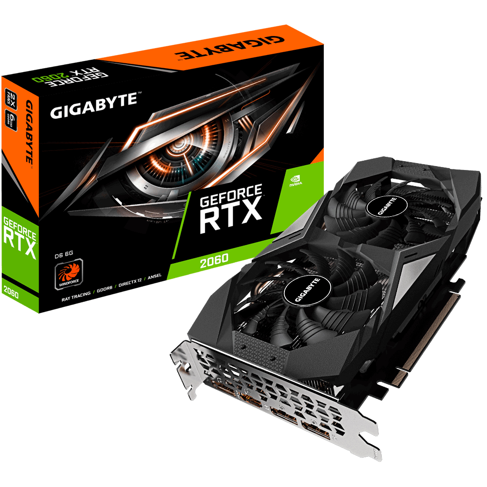 GeForce RTX 2060 D6 6G NVIDIA 6 GB GDDR6