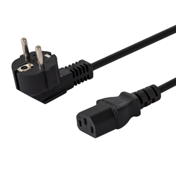 CL-98 cable de transmisión Negro 1,8 m IEC C13 Enchufe tipo E